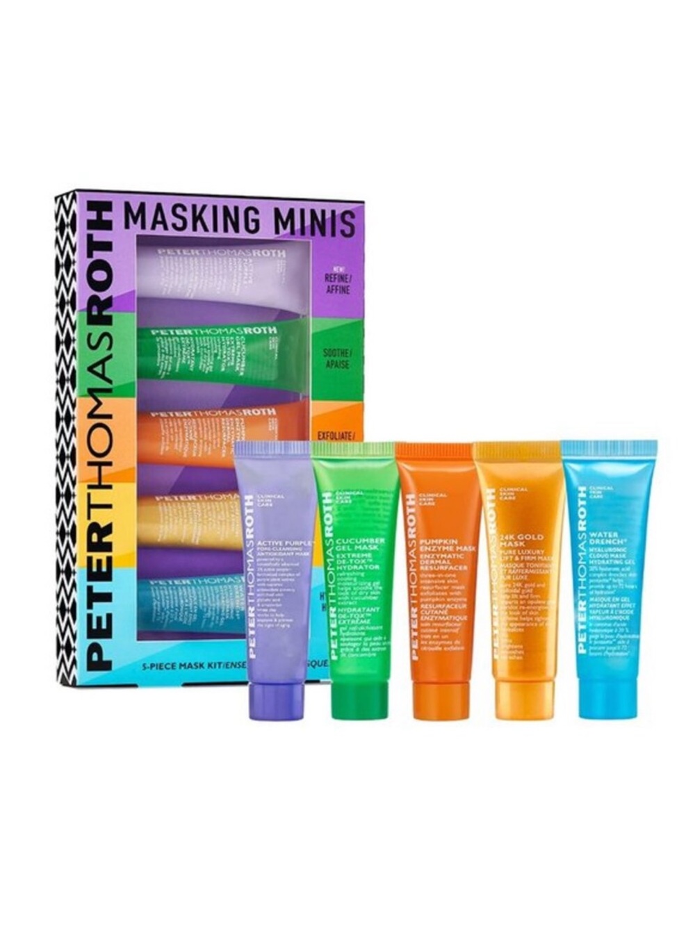 💎 PETER THOMAS ROTH Masking Minis 5-Piece Mask Kit New In Box